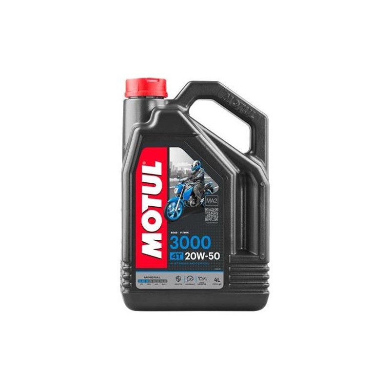 ACEITE MOTOR 4T MOTUL 3000 20W50 4L MINERAL