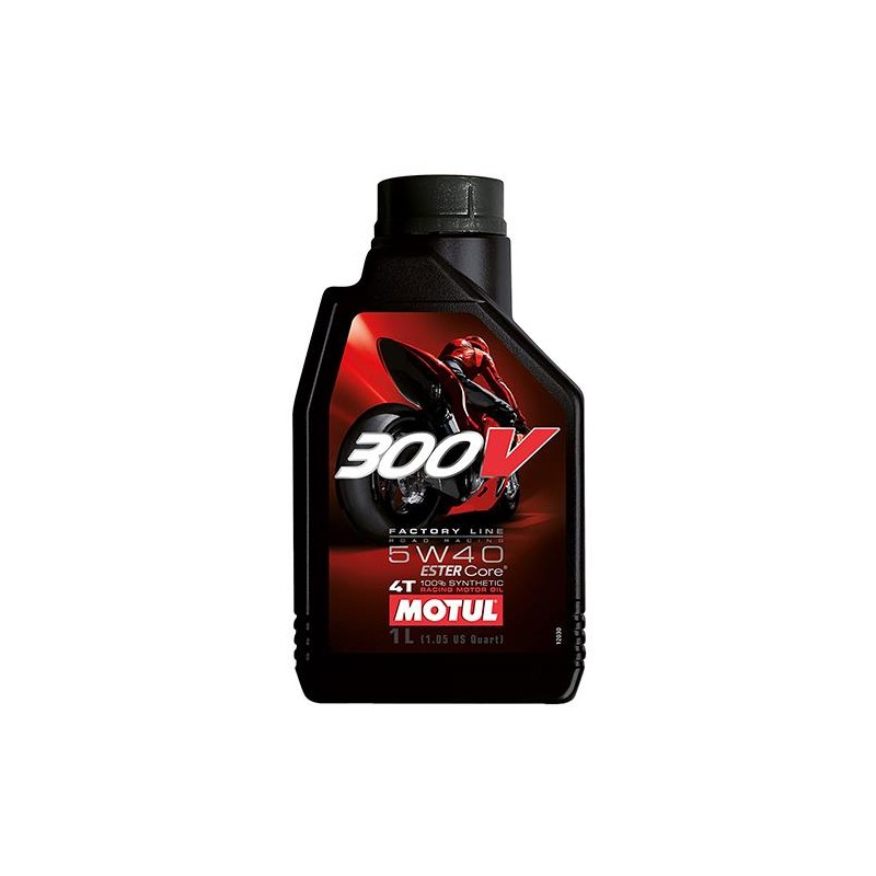 ACEITE MOTOR 4T MOTUL 300V FACTORY LINE 5W40 1L SINTETICO DOBLE ESTER