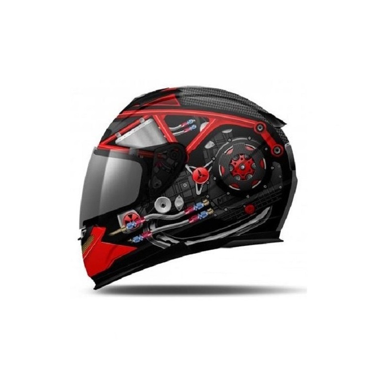 Casco Integral MT Thunder Powe House Mate