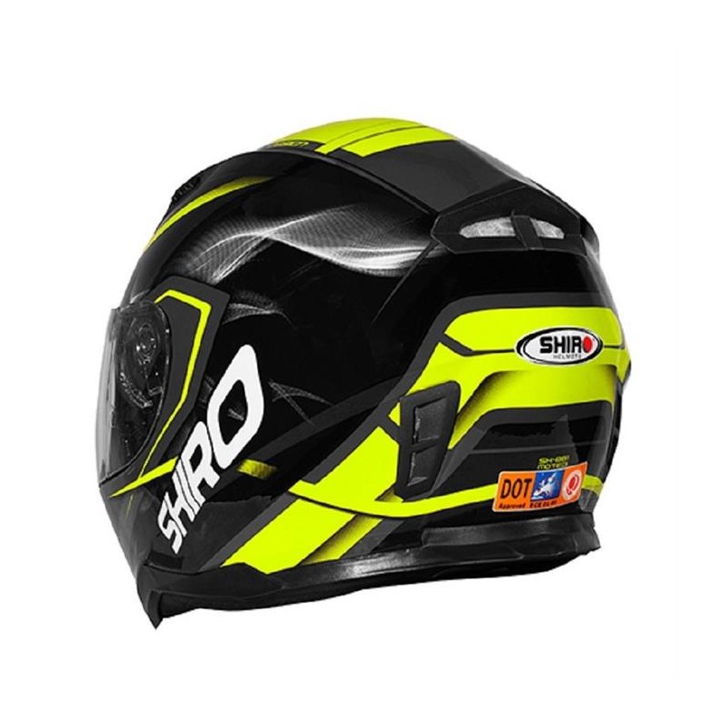 Casco integral moto Shiro SH-881 SV flúor amarillo barato en Barcelona